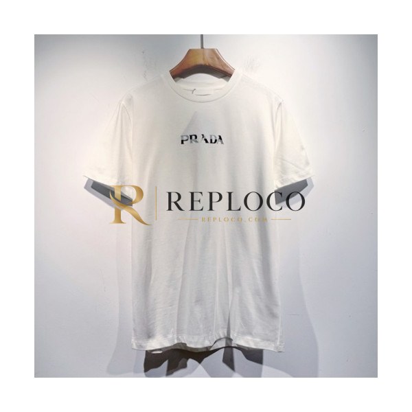 ✨Prada Mens Basic Logo Short Sleeved Tshirts White - 프라다 2021 남성 베이직 로고 폴로 반팔티 Pra02322x Size(s - 2xl) 화이트