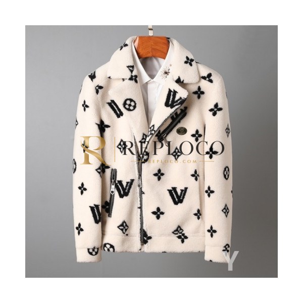 ✨[루이비통]Louis vuitton 2020 Mens Logo Leather Jackets - 루이비통 2020 남성 로고 가죽 자켓 Lou02467x.Size(m - 3xl).화이트