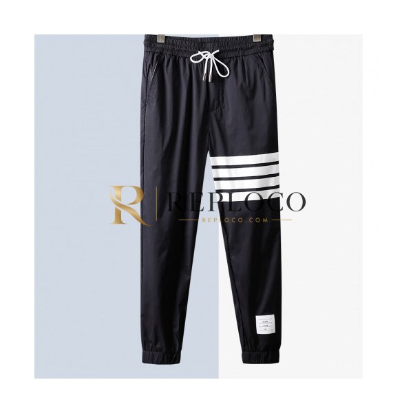 ✨[톰브라운]Thom Browne 2020 Mens Casual Training Pants - 톰브라운 2020 남성 캐쥬얼 트레이닝 팬츠 Tho0859x.Size(m - 3xl).블랙