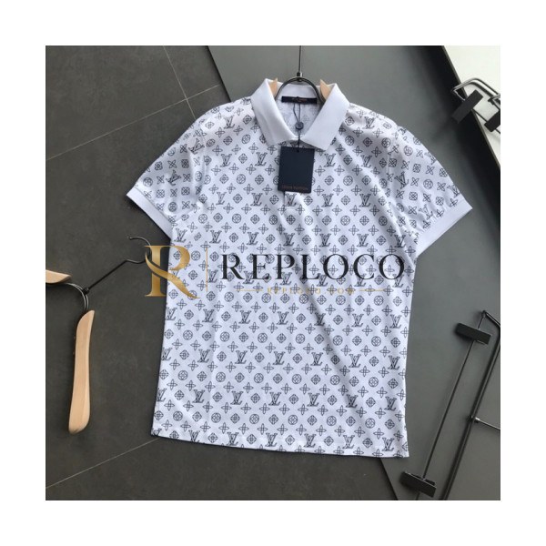 ✨[루이비통]Louis vuitton 2020 Mens Logo Cotton Short Sleeved Polo Tshirts - 루이비통 2020 남성 로고 코튼 폴로 반팔티 Lou02034x.Size(s - 2xl).화이트