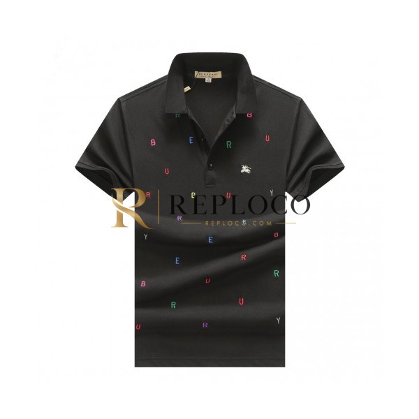 ✨[버버리]Burberry 2020 Mens Logo Cotton Polo Short Sleeved Tshirts - 버버리 2020 남성 로고 코튼 폴로 반팔티 Bur02276x.Size(m - 3xl).블랙