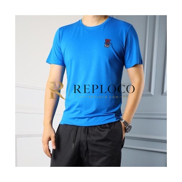 ✨Burberry 2019 Mens Logo Polo Cotton Short Sleeved Tshirt - 버버리 남성 로고 폴로 코튼 반팔티 BurTS0005.Size(m - 3xl).블루