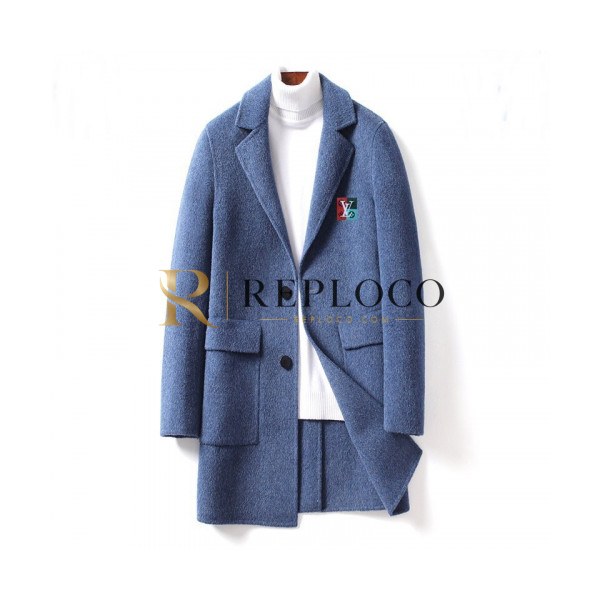 ✨[루이비통]Louis vuitton 2020 Mens Logo Cashmere Coats - 루이비통 2020 남성 로고 캐시미어 코트 Lou01532x.Size(m - 3xl).블루