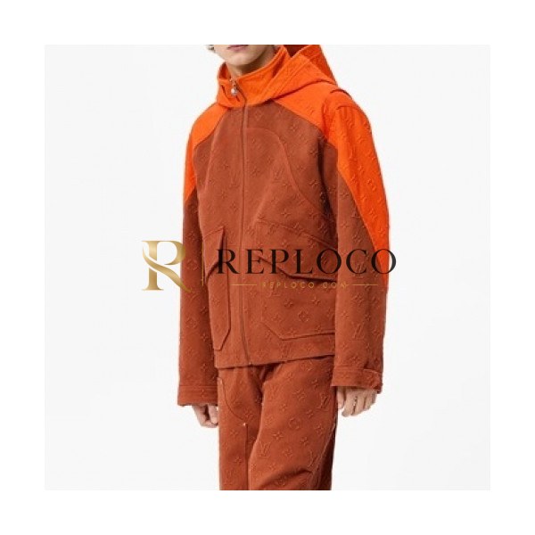 ✨Louis vuitton Mens Logo Leather Jackets Orange - 루이비통 2021 남성 로고 가죽 자켓 Lou03835x Size(s - xl) 오레진