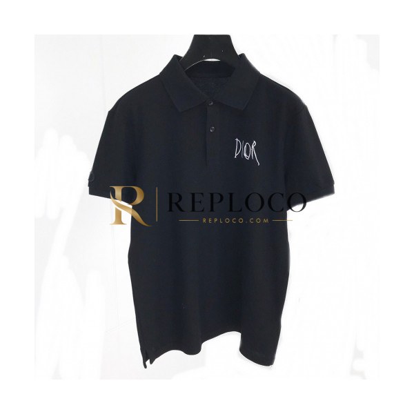 ✨[디올]Dior 2020 Mens Logo Polo Cotton Short Sleeved Tshirts - 디올 2020 남성 로고 폴로 코튼 반팔티 Dio0577x.Size(m - 2xl).블랙