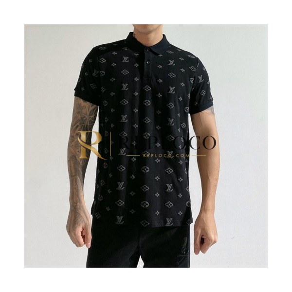 ✨[루이비통]Louis vuitton 2020 Mens Logo Short Sleeved Polo Tshirts - 루이비통 2020 남성 로고 폴로 반팔티 Lou01851x.Size(m - 2xl).블랙