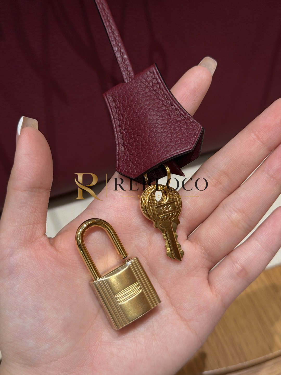 올수공 에르메스 버킨 30 Rouge H 토고 가죽 골드 하드웨어 상세 이미지 17